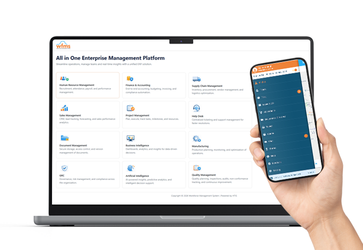WFMS ERP Dashboard Overview